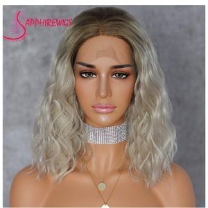 Ombré blonde Synthetic wig